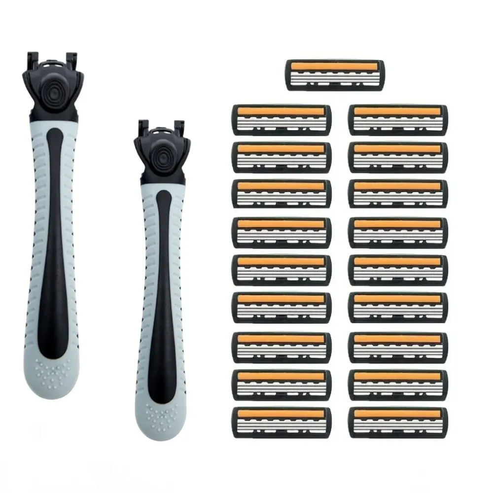 Safety Razor Handle - 3 레이어 수동 면도기 남성용 클래식