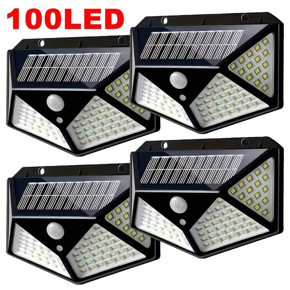 Solar Garden Light - 100LED 야외 태양광 정원등, 모션 센서