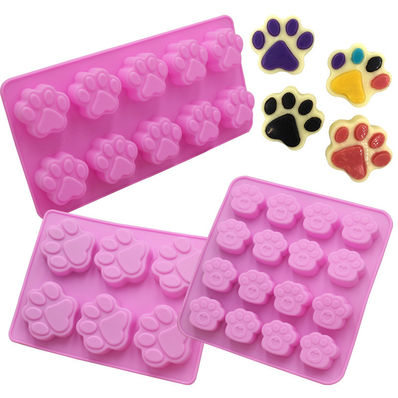 Eco Soap - 고양이 발톱 모양 초콜릿 실리콘 몰드,