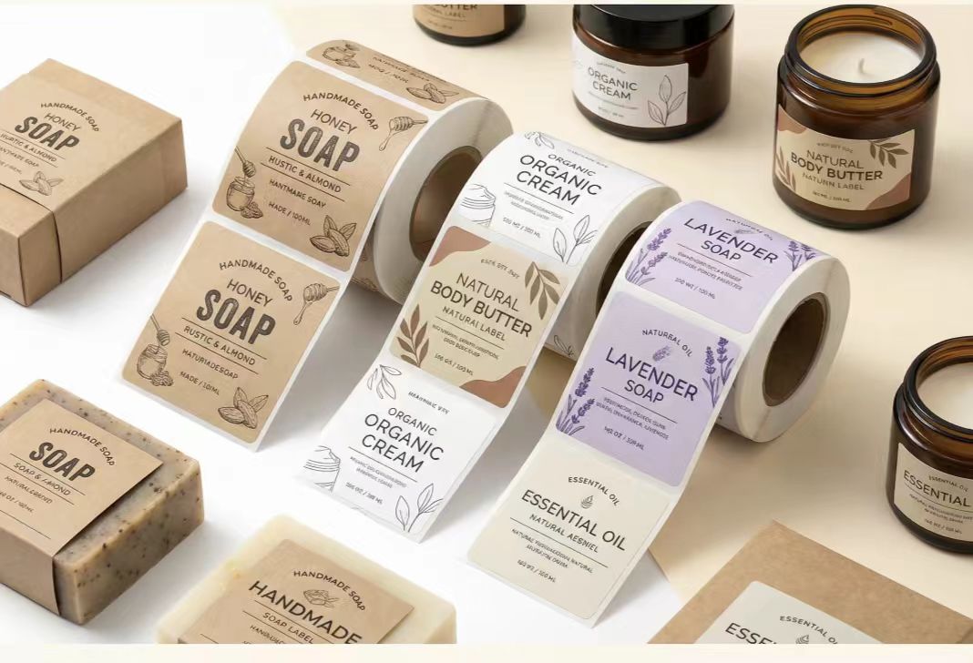 맞춤형 친환경 크라프트 종이 비누 라벨 생분해성 갈색  - Eco Soap 리뷰 및 가격