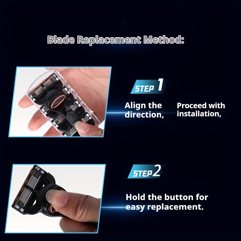 남성용 6중 스테인리스 스틸 면도날, 클래식 T자형 안 - Safety Razor Handle 리뷰 및 가격