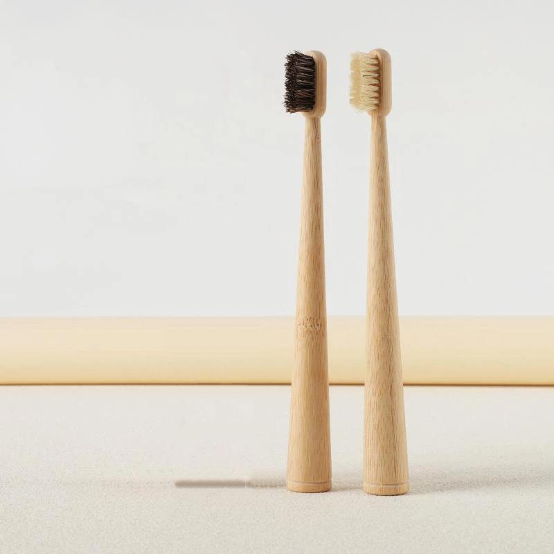 1개/4개 세트, 말털과 대나무 섬유로 만든 칫솔, 고 - Bamboo Toothbrush 리뷰 및 가격