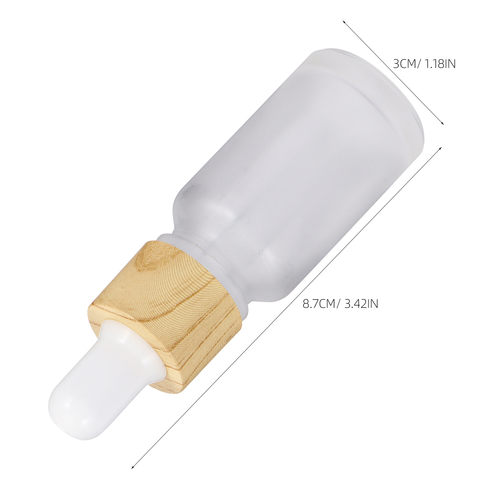 4개입 에센셜 오일 보관용 유리 드롭퍼 병, 휴대용으로 - Reusable Bottle 리뷰 및 가격