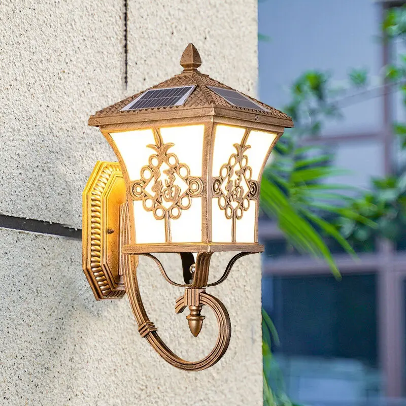 실외용 유럽 스타일의 태양광 충전식 가정용 현관, 벽, - Solar Garden Light 리뷰 및 가격