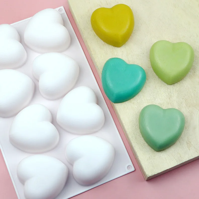 사랑 심장 실리콘 비누 금형 수제 양초 만들기 키트 D - Eco Soap 리뷰 및 가격