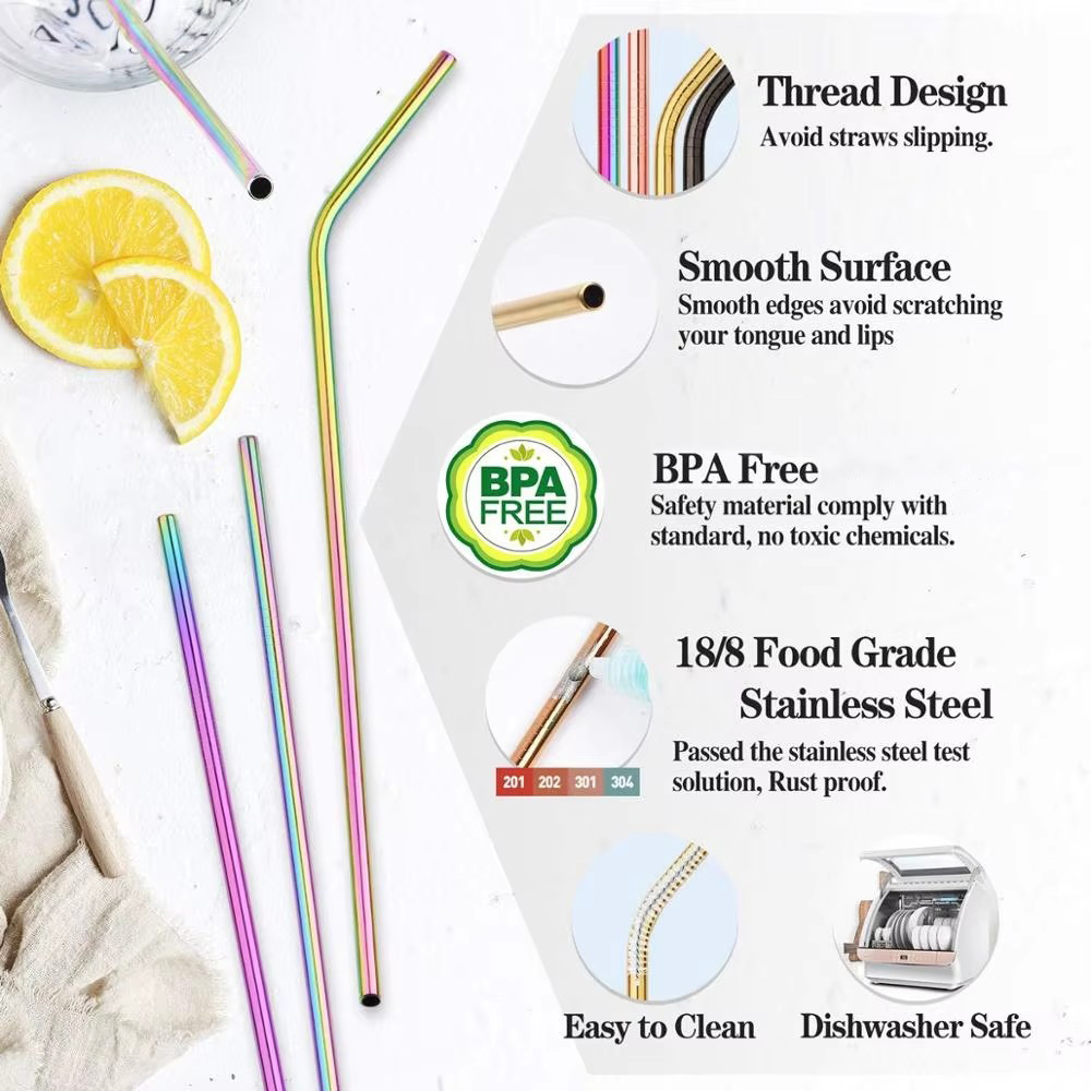 UPORS 재사용 가능한 마시는 밀짚 304 스테인레스 - Reusable Straw 리뷰 및 가격